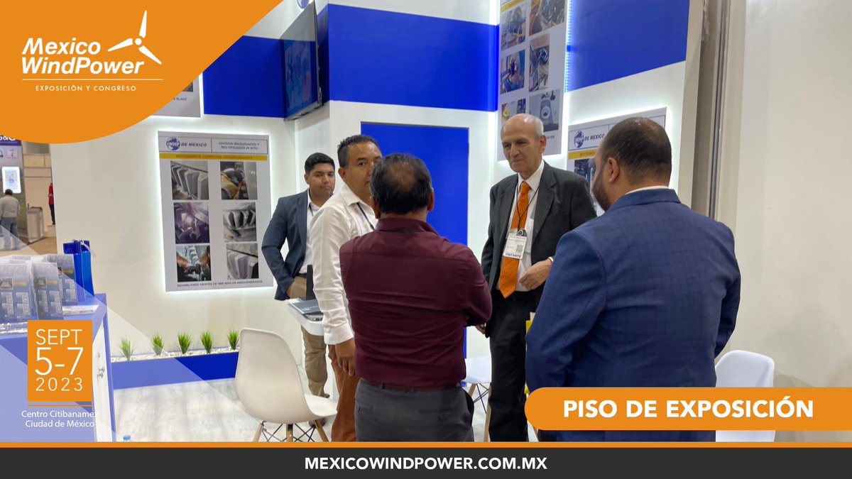 mexicowindpower's tweet photo. ¡Conéctate con el futuro energético en #MexicoWindPower 2023! https://t.co/4GrbazMrq7