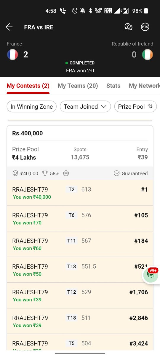 Alone_Marwari's tweet photo. Finally Once Again We Got It
#1stRank
##FranceVsIreland Football 😍
For more Update Join Our Channel 👇👇👇
https://t.co/cu1k9pzTDW https://t.co/BUR1eYiNlc