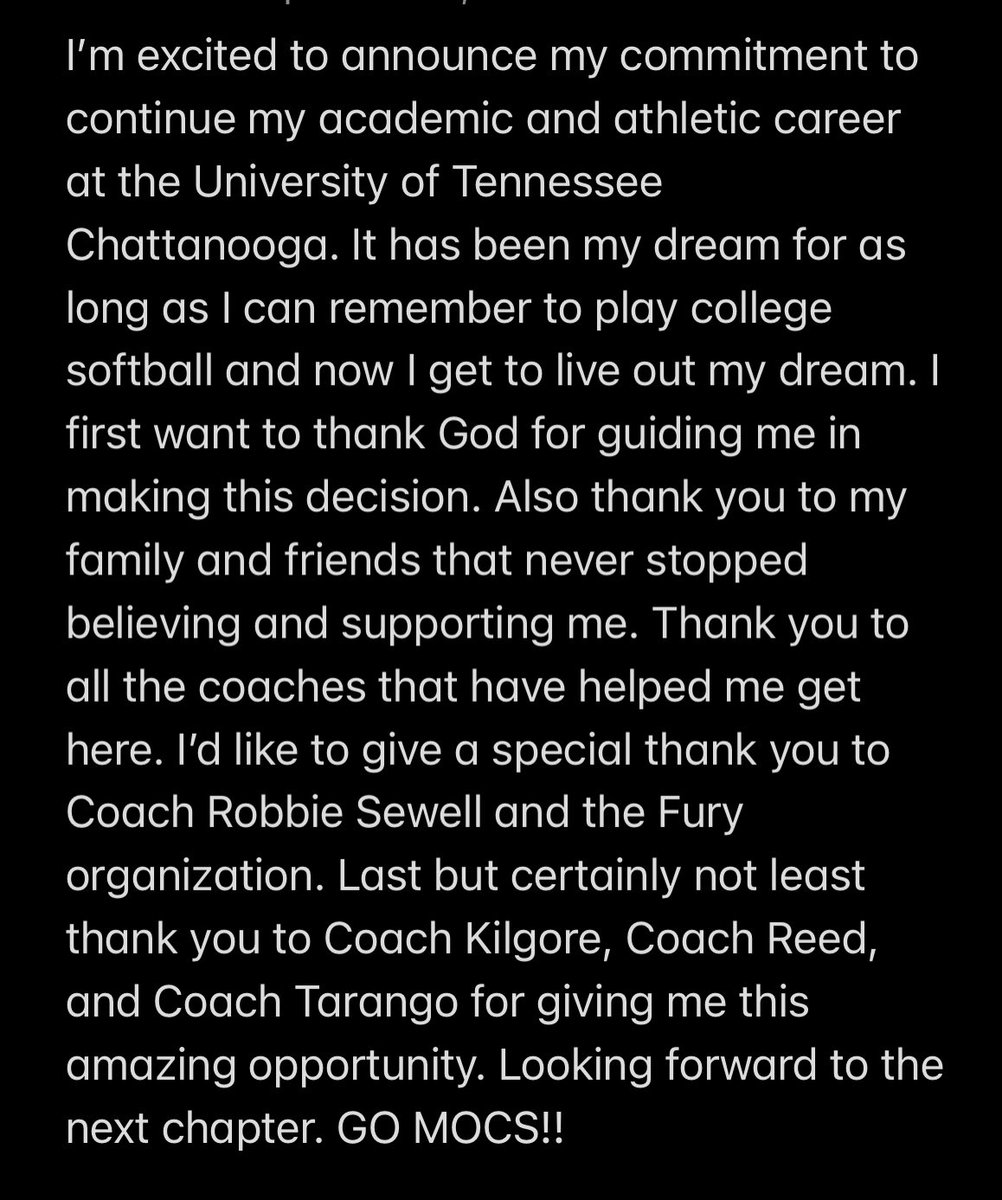 Some dreams do come true!!

<a href="/coachK73/">Scottie Kilgore</a> <a href="/CoachFrankReed/">Frank Reed</a> <a href="/cheytwn77/">Cheyanne Tarango-Camp</a> <a href="/Fury2024/">Fury 2024 Premier - Sewell</a> <a href="/biggpun2224/">Robbie Sewell</a> <a href="/GoMocsSB/">Chattanooga Softball</a>