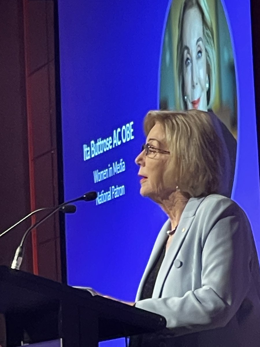 Patron Ita Buttrose, chair of the ABC “I make no apologies for defending the independence of the ABC… I want Australians to know how precious and precarious that independence is.”