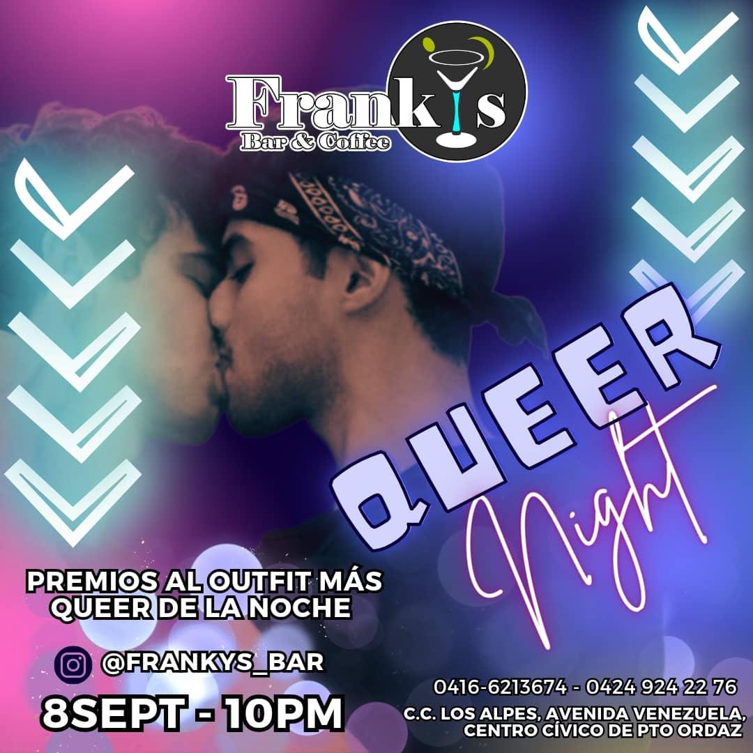 Ven y disfruta una noche diferente junto  nosotros 🤩🍻🥳 🎤 

📍SOMOS TU PUNTO DE ENCUENTRO Y DIVERSIÓN EN PUERTO ORDAZ! 📍 

Síguenos: <a href="/frankys_bar/">Frankys Bar</a>