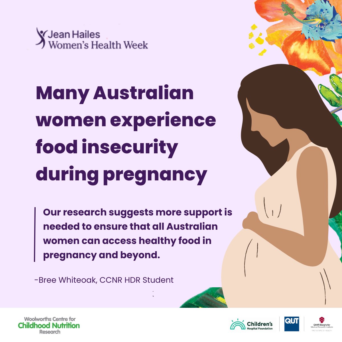 C4CNR's tweet photo. #womanshealthweek
Women experiencing #foodinsecurity during pregnancy can't always access nutritious food & at worst, go hungry
HDR student @bree_whiteoak #research aims to better understand this issue & how we can improve access to support
Learn more https://t.co/aCwCut3TpV https://t.co/sqPE9ALuW4