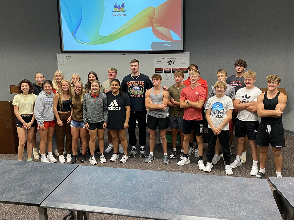 What an awesome opportunity for our Student Athlete Leadership Team (SALT) today! They got to sit down with NBA Champion <a href="/Ballin25Braun/">Christian Braun</a> and ask questions, talk leadership, and hear from a great winner! Thank you for spending time with us, Christian!