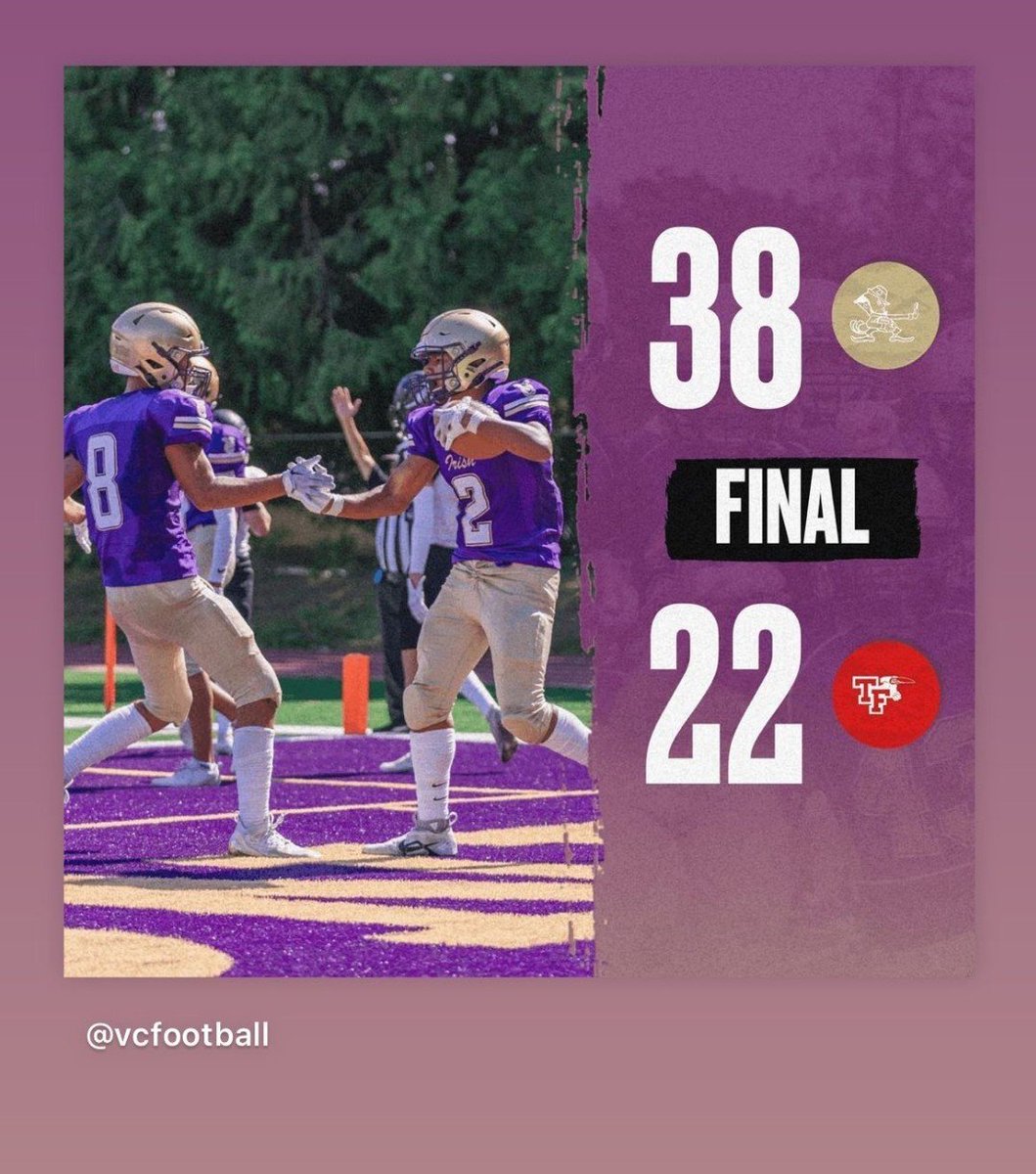 chester_p_c's tweet photo. Solid Game 1 win against a tough #terryfox team. 

The kid 
@TristanPerdido
 (#2) had a strong game in all 3 phases...
-Solid yardage and a TD Rushing
-Couple good kick returns -Handful of tackles in his first start ever at OLB.
👏👏👊
#BCballers #VCfootball
#babyboy #BackToWork https://t.co/ng3EluARhn
