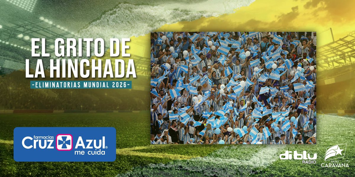 ¡MUCHACHOS! 🎶

La hinchada argentina 🇦🇷 quiere hacer sentir su presencia en el Más Monumental con clásica barra 👊🏼

Por eso, es #ElGritoDeLaHinchada de <a href="/cruzazulec/">Farmacias Cruz Azul</a>