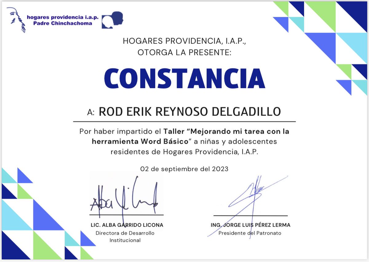 RoderikRd's tweet image. 🧠 La razón de ser del conocimiento es ser compartido, y un medio de hacerlo nuestro es mediante la educación. 📚

🧒🏻👦🏽 Formar parte del constructo es muy satisfactorio, gracias HOGARES PROVIDENCIA I.A.P.  @hogares79