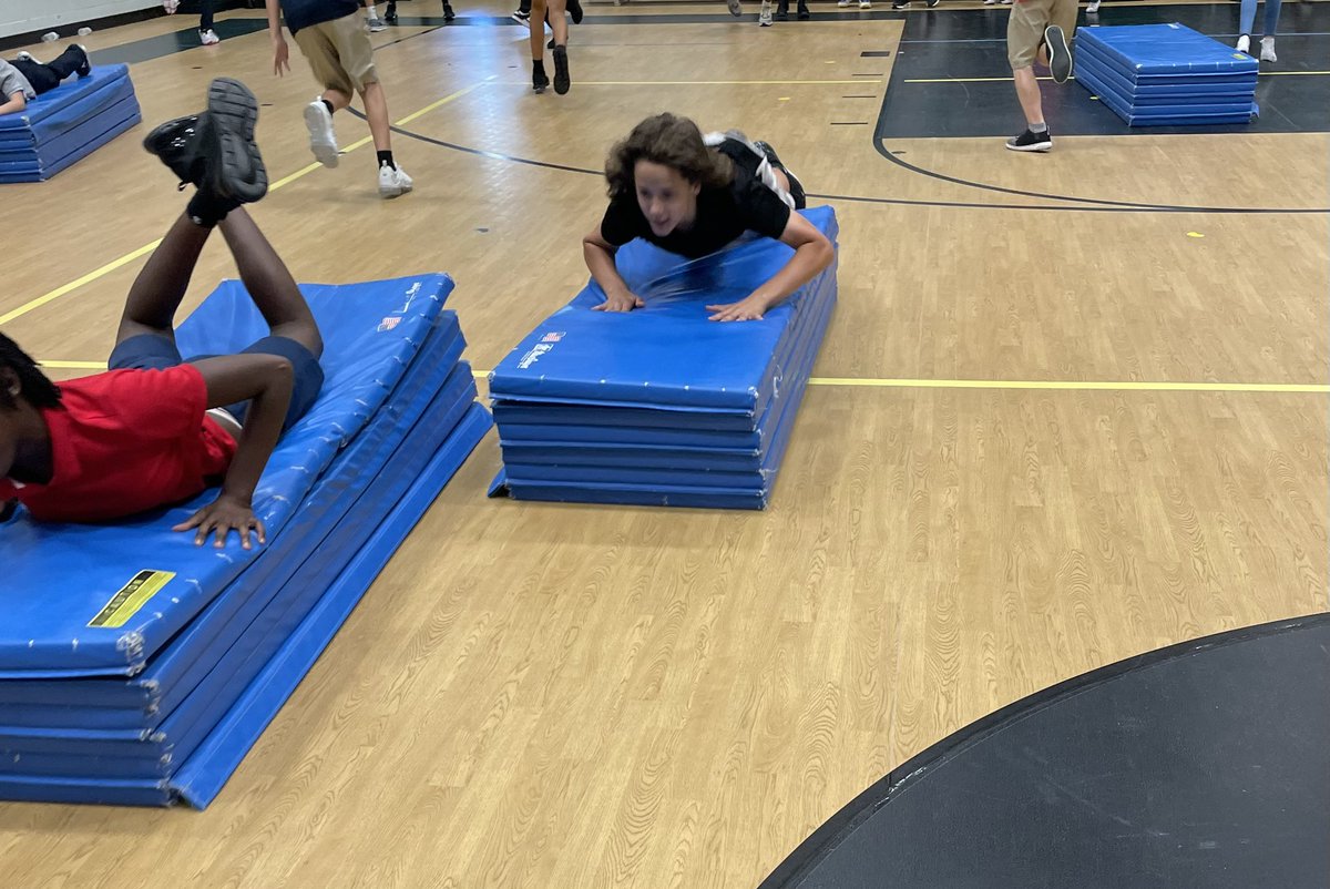 CMS_Bass's tweet photo. Q1 fitness testing is done! ✅ Time for some “sneaky fitness” with #MatRaces @CorkscrewMiddle #ccpsfamily @ccpsDRIVE2BFIT #PhysEd https://t.co/KaHN2Mc9it