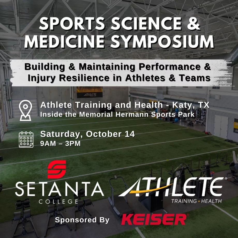 Join us on October 14 to explore the latest strategies and best practices shared by renowned experts, delving deep into topics that will enhance athlete performance and protect against injuries. Be sure to purchase tickets at the link in our bio!