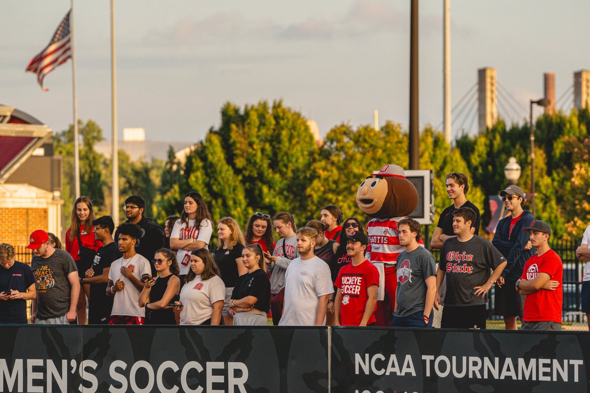 Having a ball ⚽️ watching @OhioStateWSOC ‼️