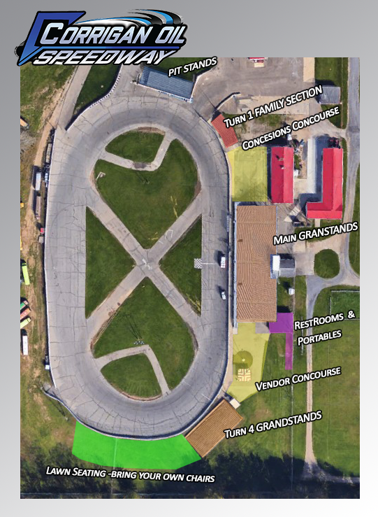 Below 👇 is the Overhead Map of how Parking will look + Designated Grandstands Seating Map for #NightOfDestruction III - The Final Chapter - Featuring 🚍 Figure 8⃣'s &amp; MORE

THIS Fri.-9/8 at COS - Get Your 🎟️'s NOW! (VERY STRONGLY ENCOURAGED) 👇
corriganoilspeedway.com/schedules/even…