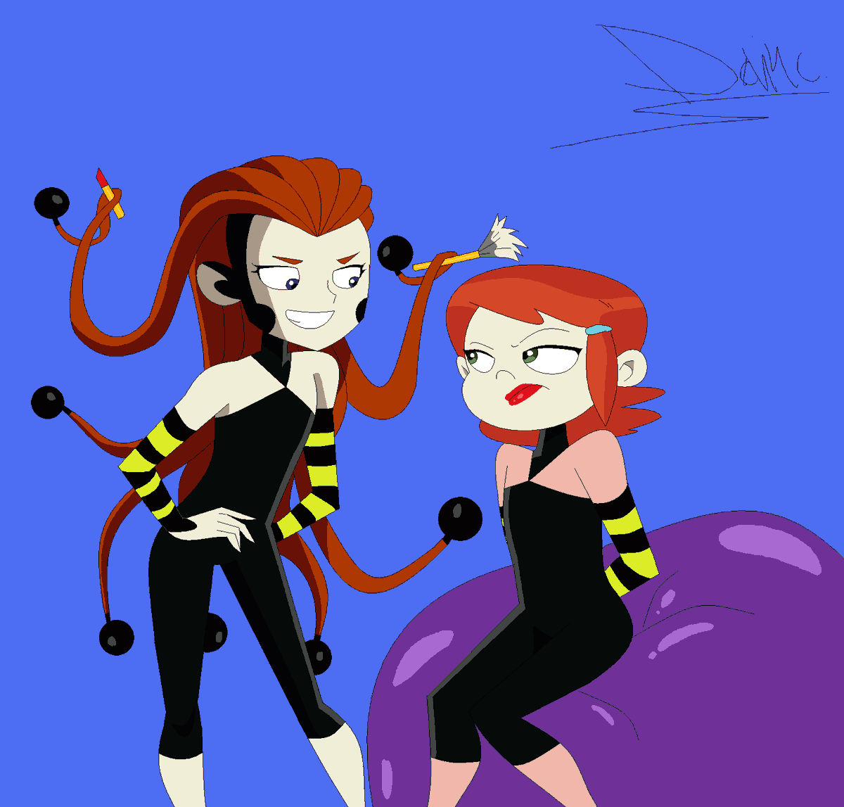 liplover6930's tweet photo. Frightwig and Gwen
(Commission by @DevinCr87019475)
#frightwig #gwen #gwentennyson #ben10 #ben102016 #ben10reboot #manofaction #cn #cartoonnetwork #makeup #clownmakeup #powder #lipstick https://t.co/bEtctQfZa1