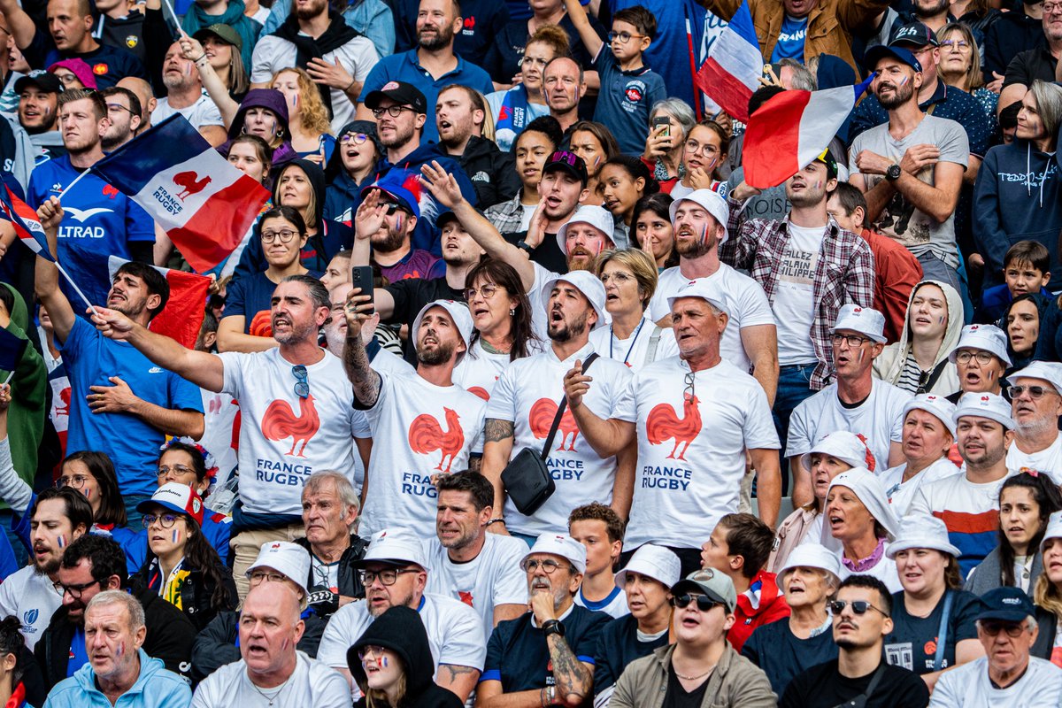 🇫🇷💙 Ce soir, 𝒐𝒏 𝒂𝒖𝒓𝒂 𝒑𝒍𝒖𝒔 𝒒𝒖𝒆 𝒋𝒂𝒎𝒂𝒊𝒔 𝒃𝒆𝒔𝒐𝒊𝒏 𝒅𝒆 𝒗𝒐𝒖𝒔 !

🏟️ Au <a href="/StadeFrance/">Stade de France</a> ou devant la 📺 télévision, on compte sur vous pour être au soutien du #XVdeFrance ! 🫶💪🔥

#UnisPourUnRêve #FRAvNZL #RWC2023