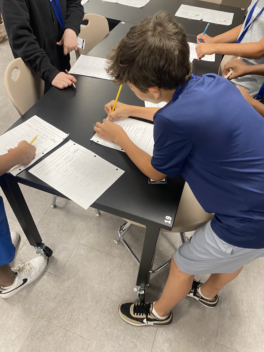 Our classes had fun this week completing job applications and scavenger hunts to learn about organelles! #AdamsVikings