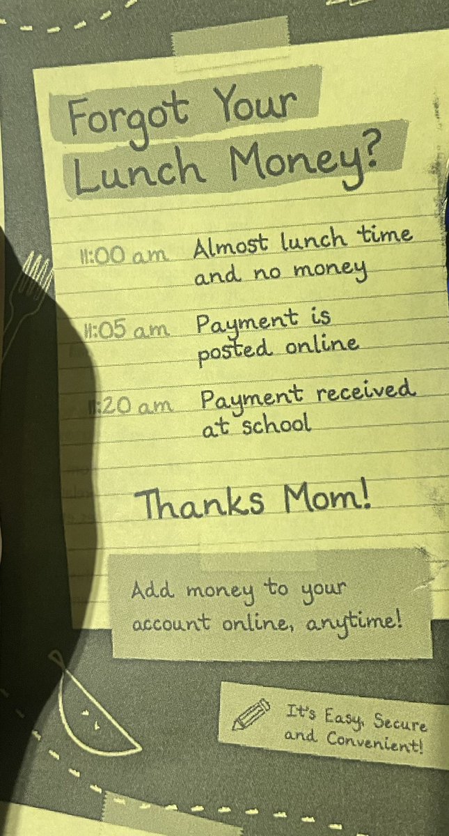 HalladayBrianna's tweet photo. @LauraKGee @OlgaStoddard @kbuzard7 attended my son’s back to school night and this is the marketing for the cafeteria. Totally in line with your paper! https://t.co/XabY5fsXkv
