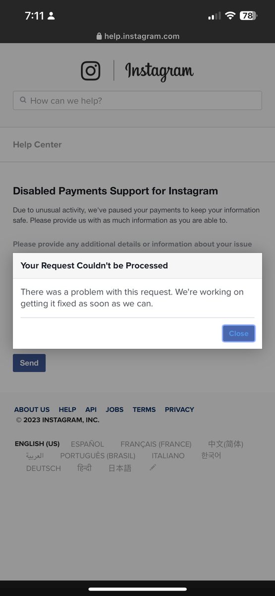 AllBlkMade's tweet photo. @instagram @InstagramComms My ads have been disabled since February, and I have no idea why or how to have it corrected. Each time I try to submit a review, and error message comes up, so I can’t report the problem.

Your company has been missing months of payment opportunities. https://t.co/31uG0uZq6c