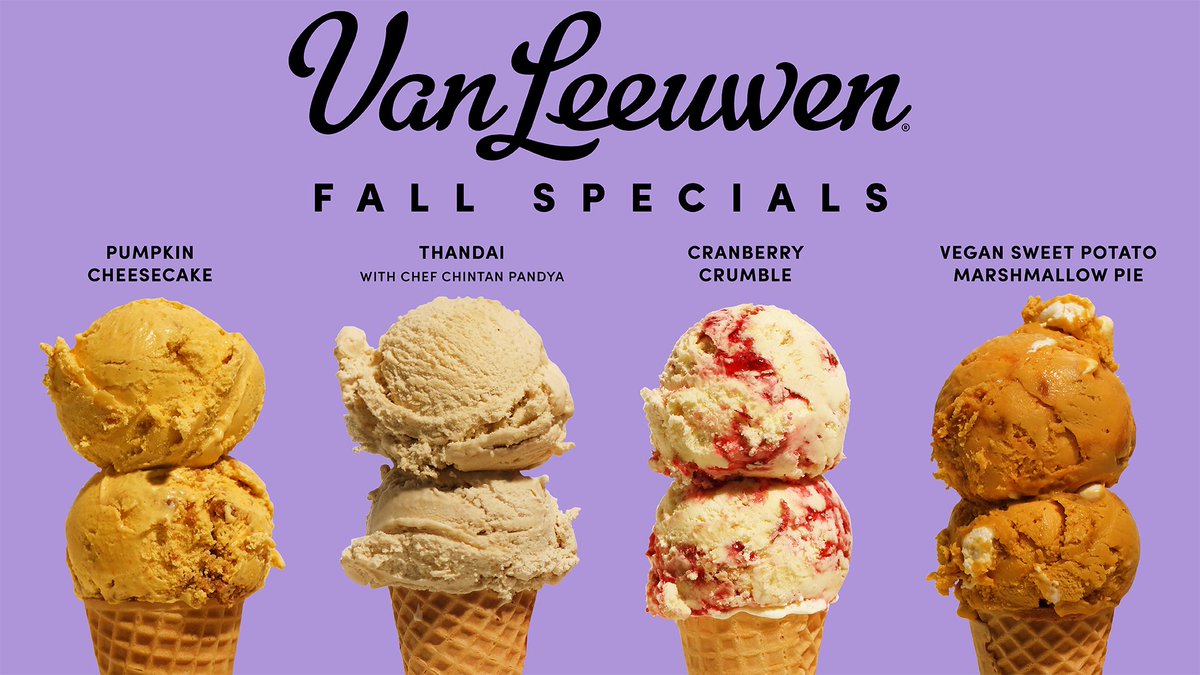 New Fall Flavor are here @vanleeuwen I already tried the Pumpkin Cheesecake and it was a hit!! Can’t wait to try the other flavors! 🍁🍂 ••••••••••••••••••••••••••••••••••••••• #vanleeuwenicecream #VLambassador