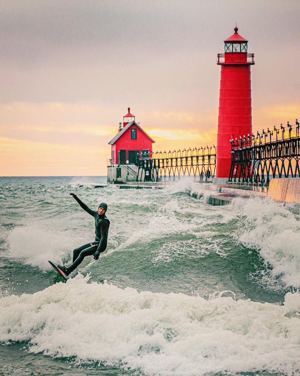 There's no better time to surf Lake Michigan waves than now! 🌊⁠ Or like the rest of us, take a seat and enjoy the show. 😉
⁠
📷 : @chrisslonske⁠
📍: Grand Haven Pier ⁠
⁠
#VisitGrandHaven #PureMichigan #MIBeachTowns #Surfing #GrandHavenPier #SurfGrandHaven