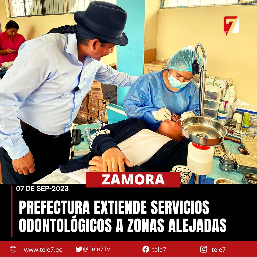 La Prefectura de Zamora Chinchipe lleva adelante el proyecto de Brigadas Odontológicas, enfocado a fortalecer la salud bucal de los niños, niñas y adolescentes de las comunidades más alejadas de la provincia. @zamorachinchipz  n9.cl/74hd6p