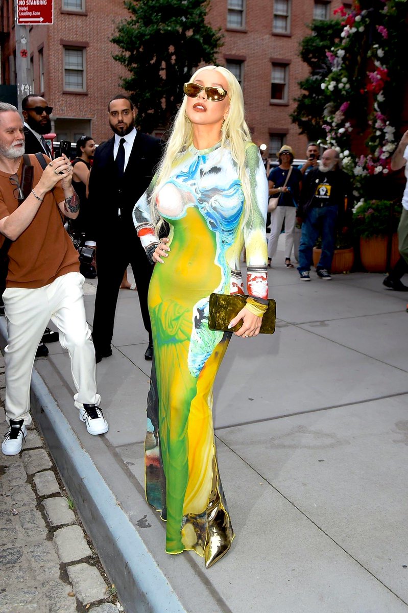 HailXtina's tweet photo. It’s giving MOTHER CUNTRESS OF NYC. https://t.co/YfEy0BKA9l