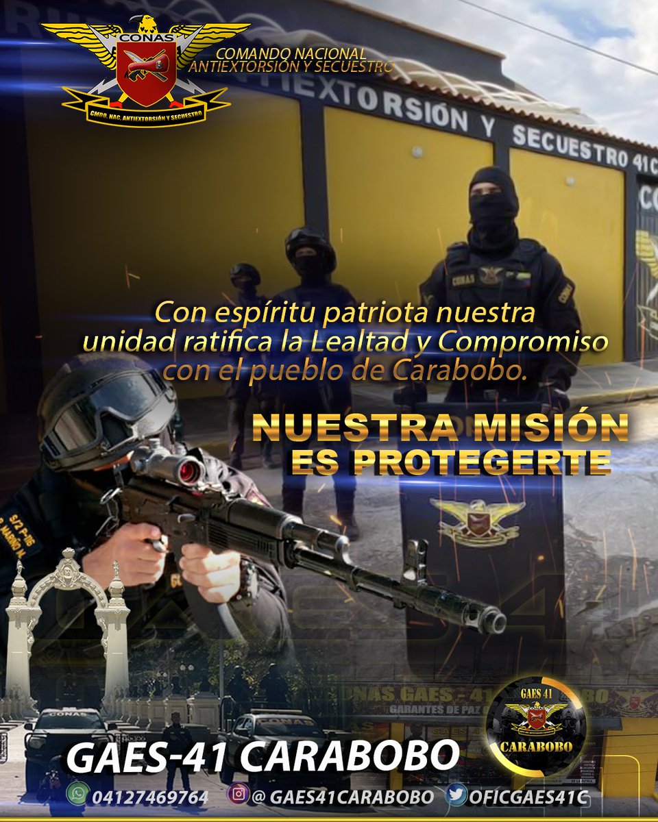 #7Sep| trabajamos para garantizar la seguridad, justicia y paz de la patria.
.@GNBCmdtGral