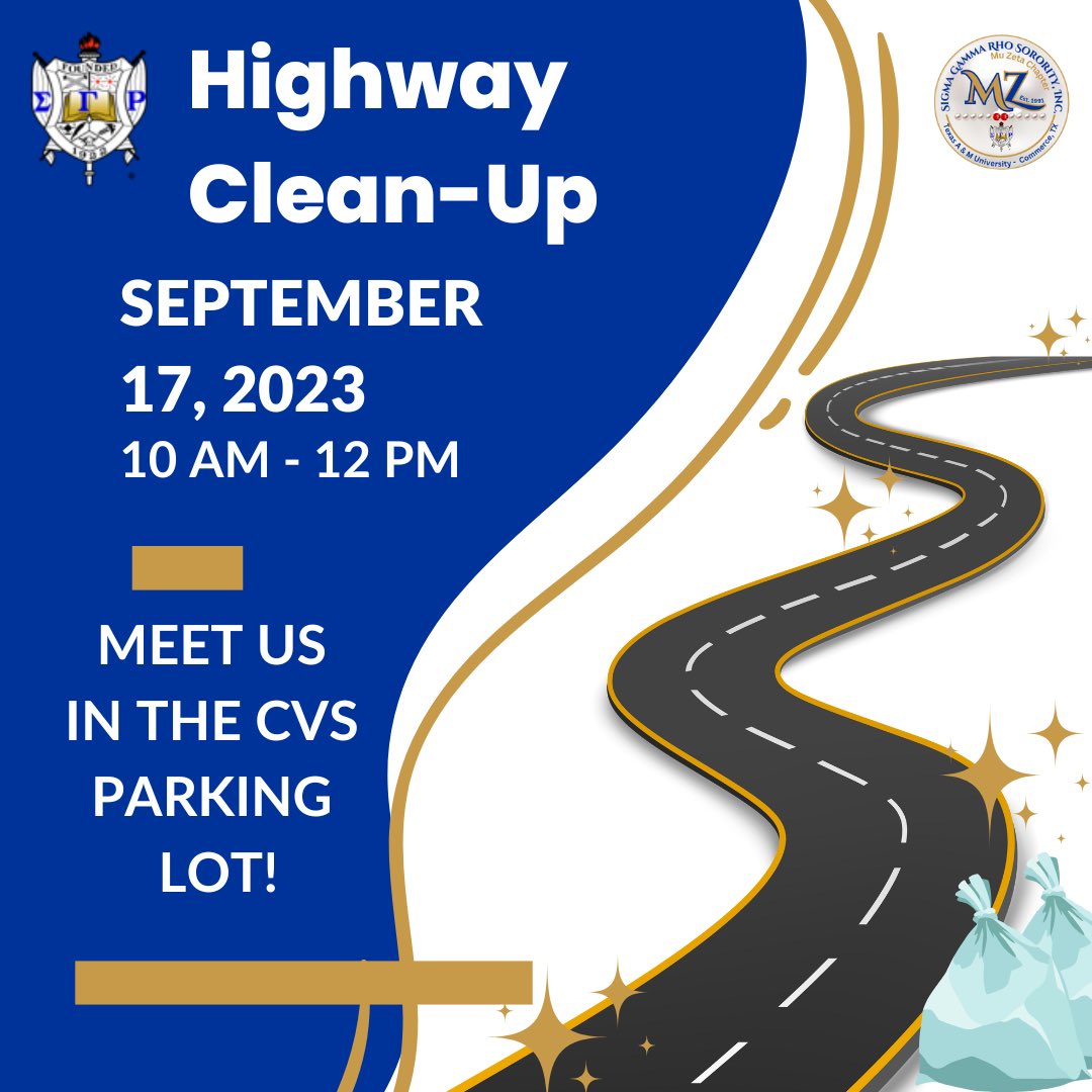 Don't be a litterbug, help keep our highways clean! ✨You can help us out at our Highway Cleanup happening September 17th! 💙💛