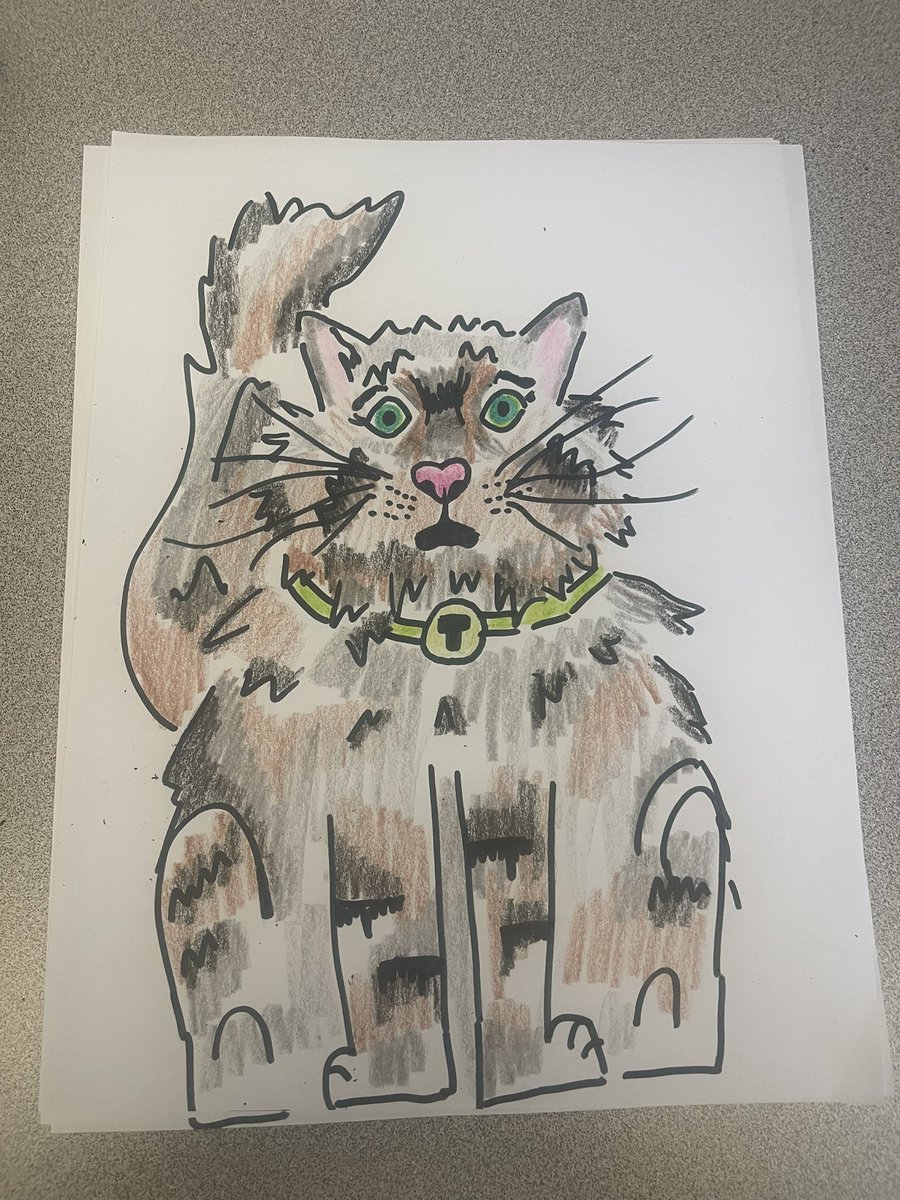 Today, we sat together during choice time and coloured pictures for one another 🖍️✨I forgot how much fun colouring can be! Chatting and bonding with my students is so awesome! Day 2, and already, we have amazing connections being formed. I love my job 🥰 <a href="/WilfridJuryPS/">Wilfrid Jury PS</a>