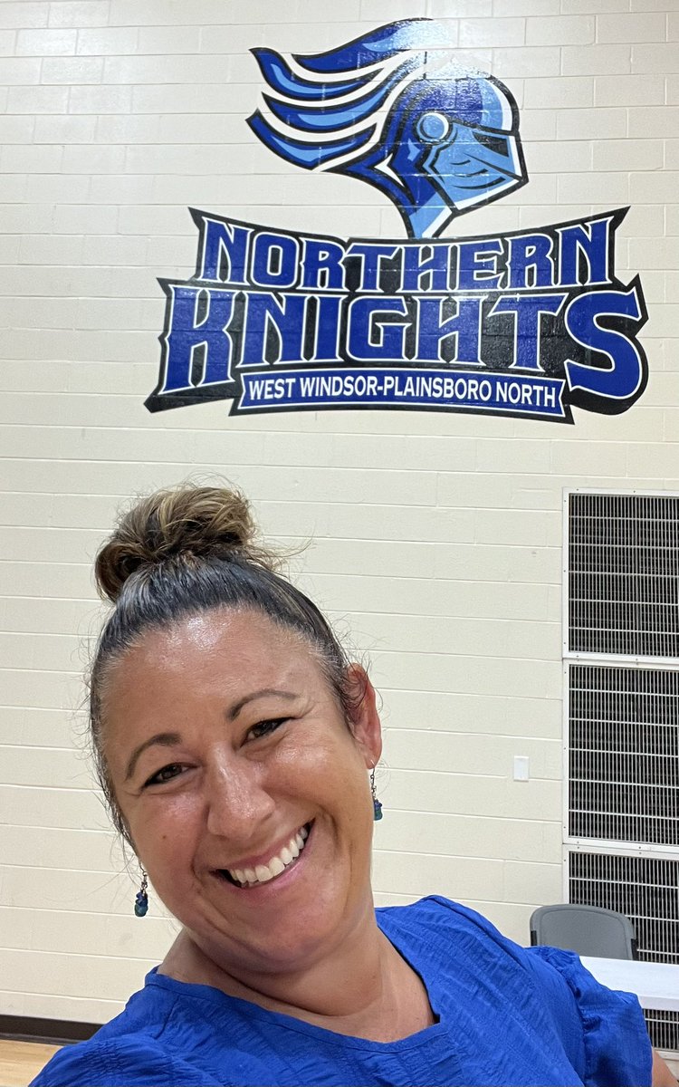 Great day welcoming our students and starting my 26th year of teaching high school at HSN 💙