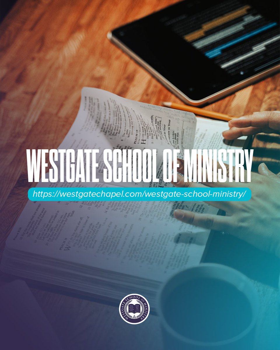 AwakeningUS's tweet photo. Westgate School of Ministry is a department of Westgate Chapel that provides students with the educational program they need to pursue God's calling.

For more information, visit: https://t.co/56nGHgkNlN 

#ChurchAwakening #WestgateSchoolOfMinistry #ChristianEducation https://t.co/MnuU76yeG7