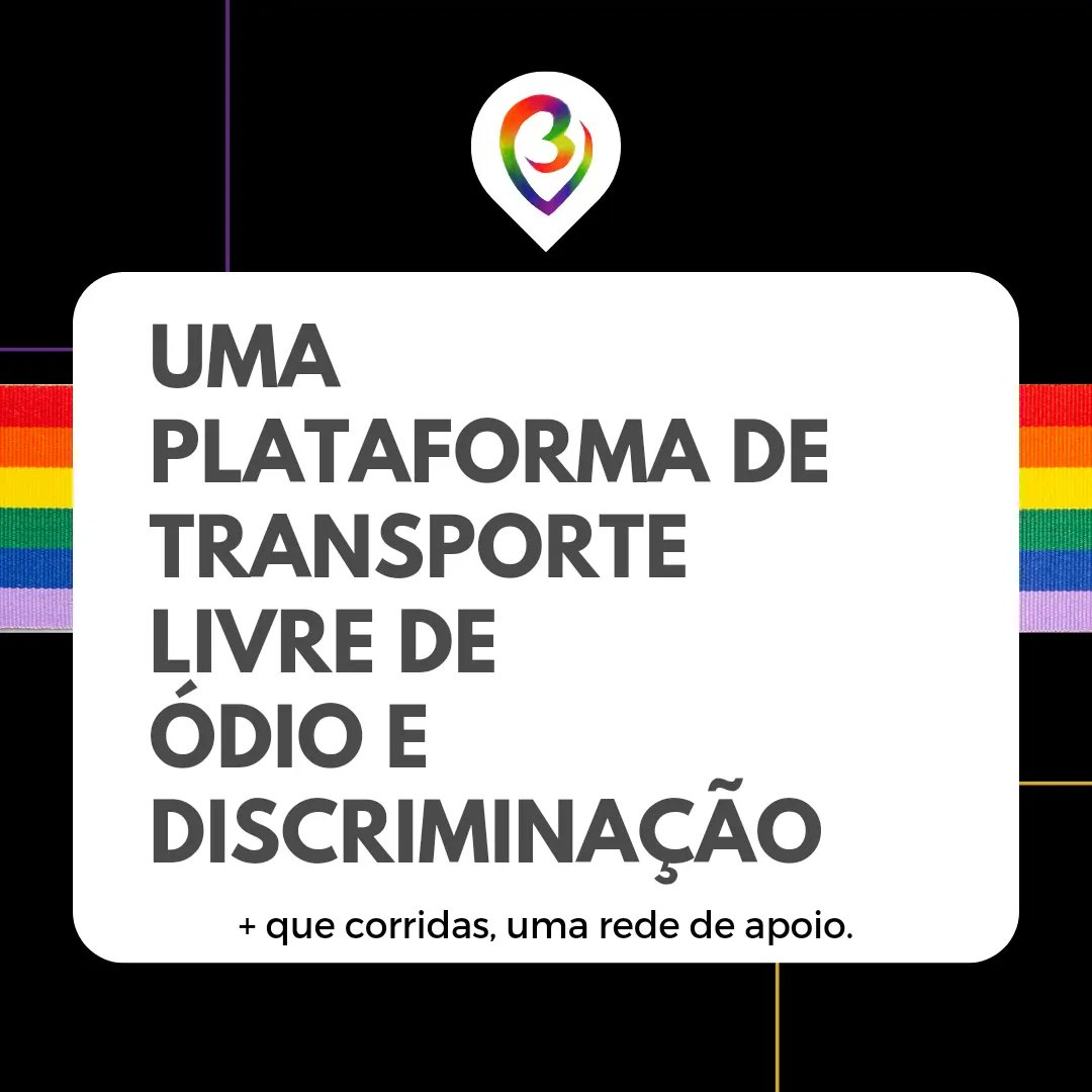 bv_pride's tweet photo. Queremos tornar a mobilidade urbana mais inclusiva e segura. Todos merecem se sentir confortáveis e respeitados ao se moverem pela cidade. Conte com a Bv Pride para te levar onde você precisa ir! 🌈 #mobilidadeinclusiva #startupdemobilidade #acolhimento #viagensemapps #segurança https://t.co/JBIWWYlVtU