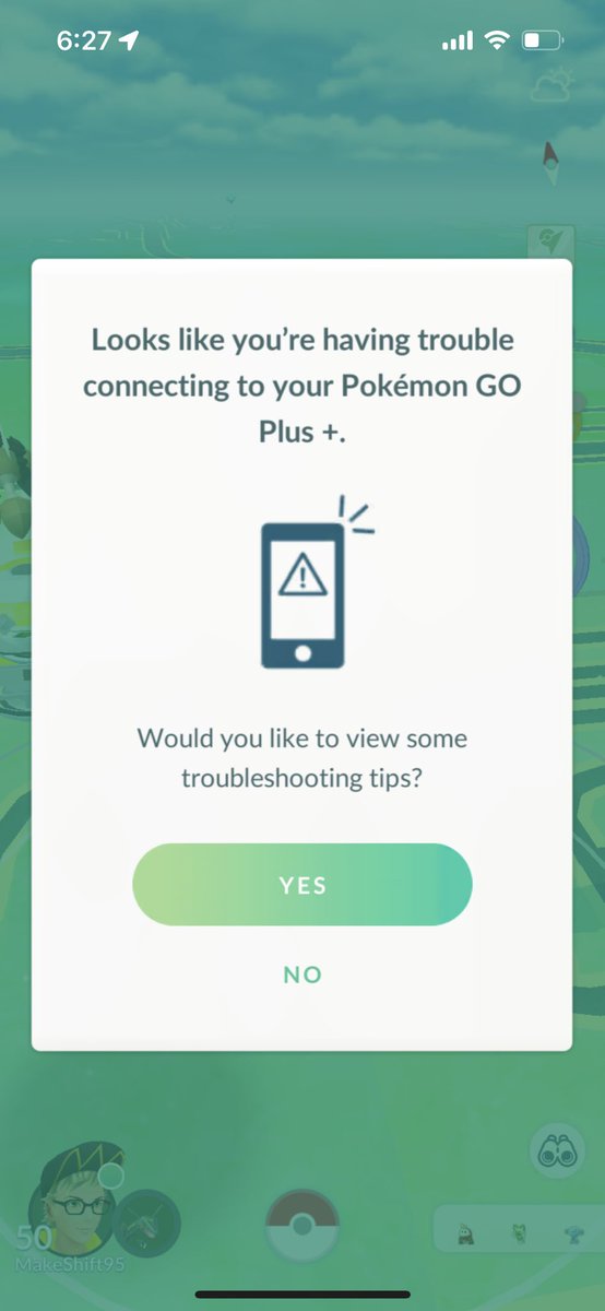 makeshift95's tweet photo. @NianticHelp, ain’t no way my Pokémon GO Plus+ broke! 😩
I’ve followed ALL the troubleshooting set to the “T” and it still doesn’t solve the fix 😡
And it all started happening after the most recent update (0.281.3-A-64)
#PokémonGO #TwitchStreamer #MakeShift95 #SwayGG https://t.co/qNnrahtVgL