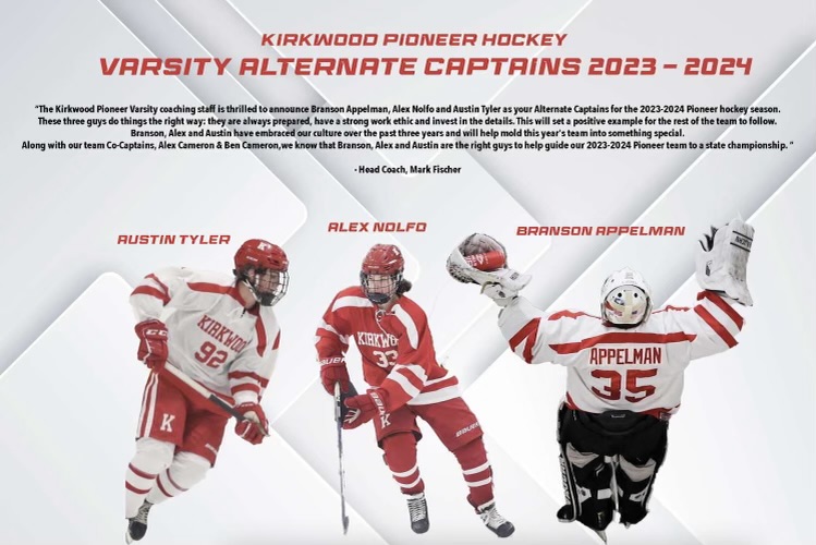 Congrats to our 2023-24 season Alternate Captains! Well earned boys!