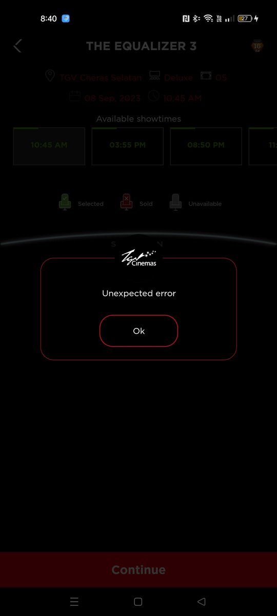 cikgucomel02's tweet photo. @TGVCinemas what's wrong tgv? I,'ve been trying for the past hour still cannot booking online https://t.co/ZN0WJrJxCl
