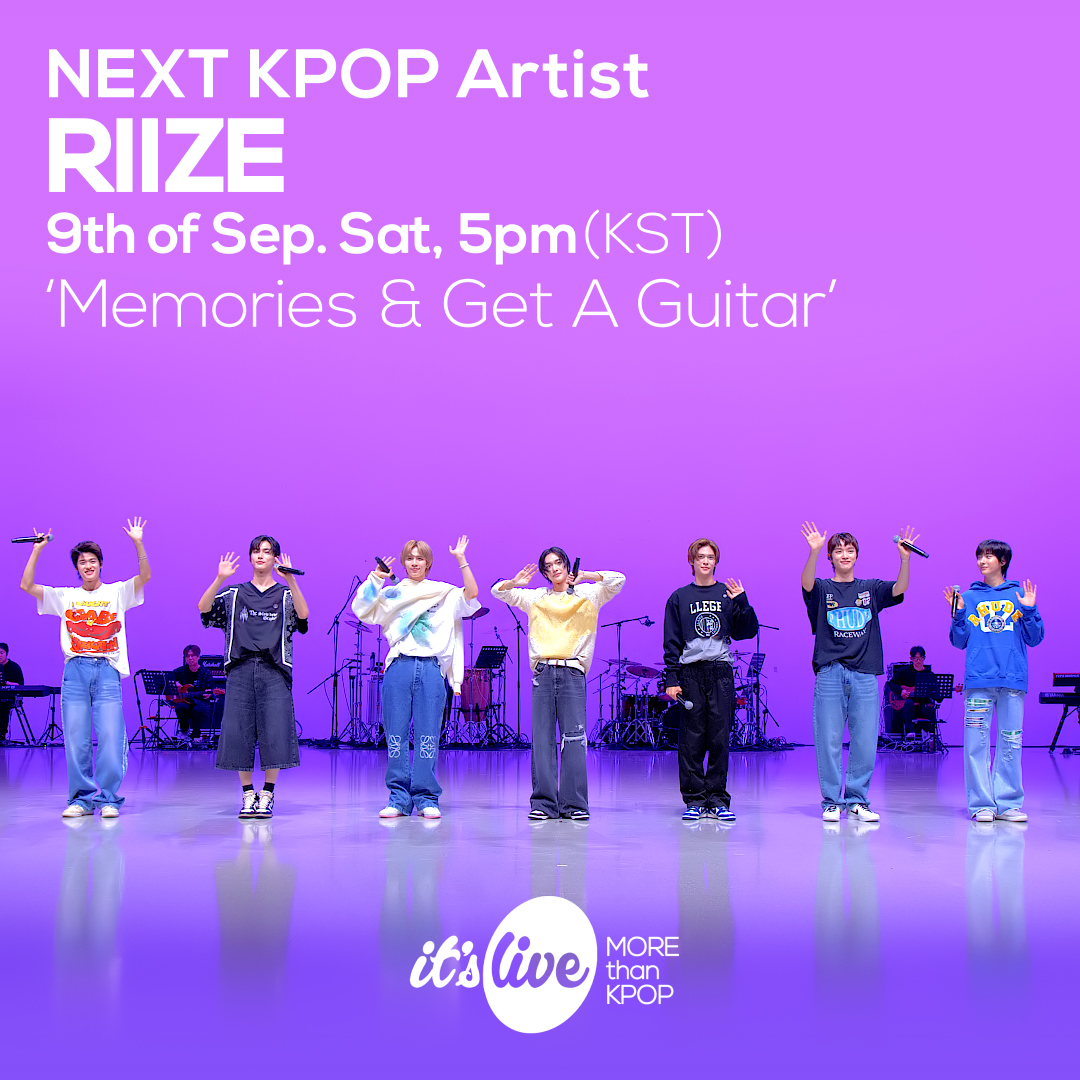 itsLIVEofficial's tweet image. &amp;lt;COMING UP NEXT&amp;gt;
#RIIZE - #Memories &amp;amp; #GetAGuitar
#라이즈 - Memories &amp;amp; Get A Guitar
@RIIZE_official

#잇츠라이브 #KPOP #itsLive