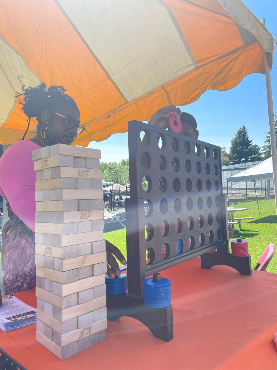afrowyf's tweet photo. Our team was at the @afrofestsudbury festival to celebrate and share our work with community members.

We also had fun playing games with the people who visited our booth to learn about our work @afrowyf.

Congratulations to the @afrofestsudbury team for a successful event. https://t.co/NzTfXNrwlM