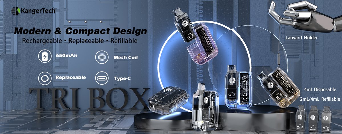 Lynexu's tweet image. Tribox #eco #kangertech #batteryreplaceable