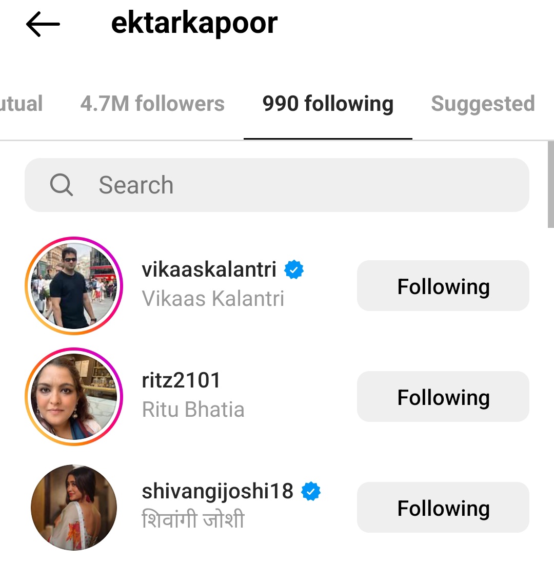 Ekta is Now following Shivi 🥺😭🤌🏻♥️

#Shivangijoshi #Barsatein