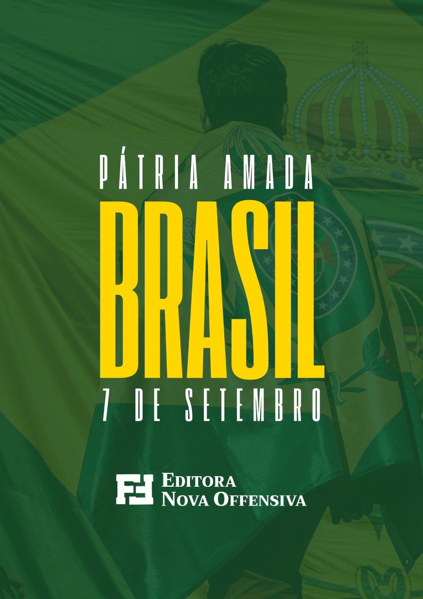novaoffensiva's tweet photo. Além das comemorações em alusão aos 201 anos de Independência do Brasil, este 15 de novembro marca também a retomada das atividades da Nova Offensiva e de seus projetos, tanto em nosso site, nossa editora e outras iniciativas correlatas. https://t.co/HcsBhD40nr