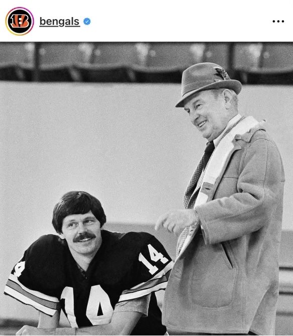 What a coach. Remembering a great man on his birthday. So glad he drafted me.