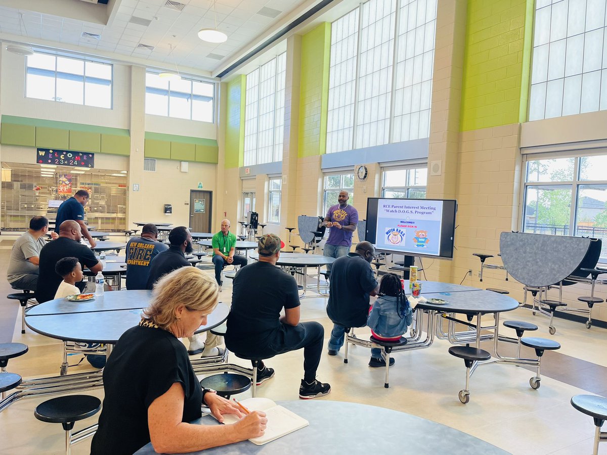 MrsEdwards_RCE's tweet photo. @HumbleISD_RCE is so excited to welcome our newest WATCH D.O.G.S! A super special thanks for @projectbrewer &amp; @CoachPerkins2. Thank you to our teachers who volunteered! Also, HUGE shoutout to our @PtaRidge for helping us out and for serving our WATCH D.O.G.S. https://t.co/IjHQvxePMh