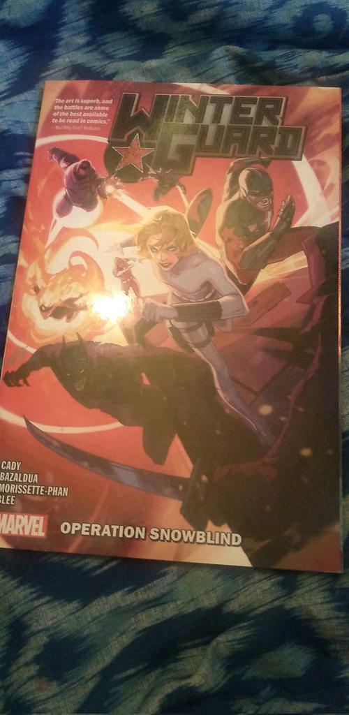 Copped a new read earlier today 1st issue of The Winter Guard from Marvel Comics, they're the Soviet version of the Avengers, I'm still reading Titans Academy The moment but definitely read this right after 🔥.  #Blerdlife #HeroGuyVibes #HeroGuyTalk #MarvelComics #TheWinterGuard