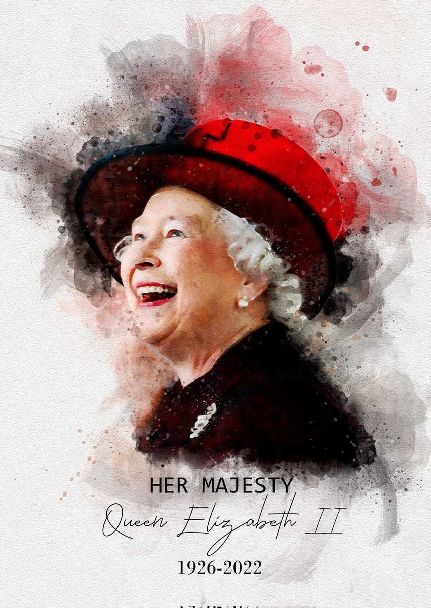 God Bless Her Majesty Queen Elizabeth II ❤️               (Unknown Artist)