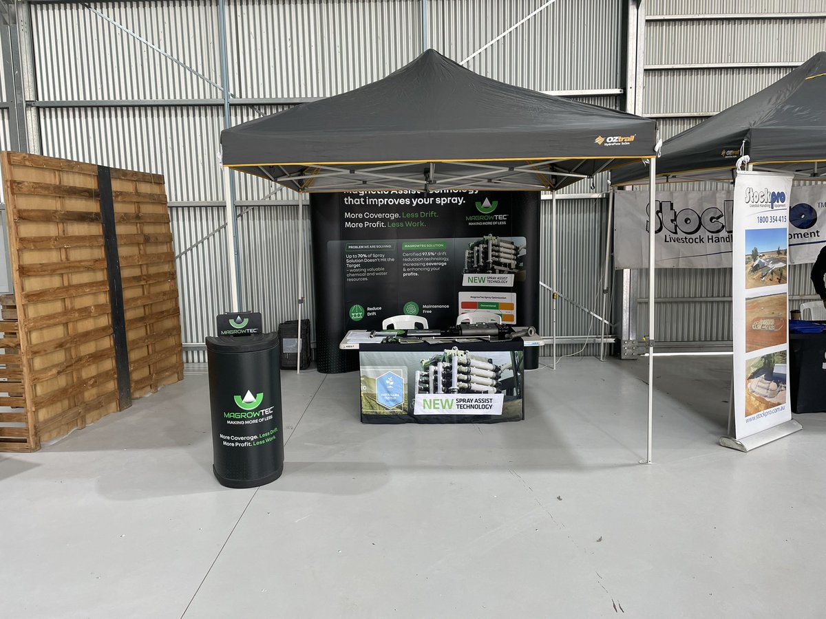 JamesTurtle14's tweet photo. Call into the Trefle Shed at the annual FarmLink Open Day in Temora today and Say G’Day. Chat to me about how #magrowtec can help you make more of less by adding precision to your spray applications https://t.co/993SRAS29x