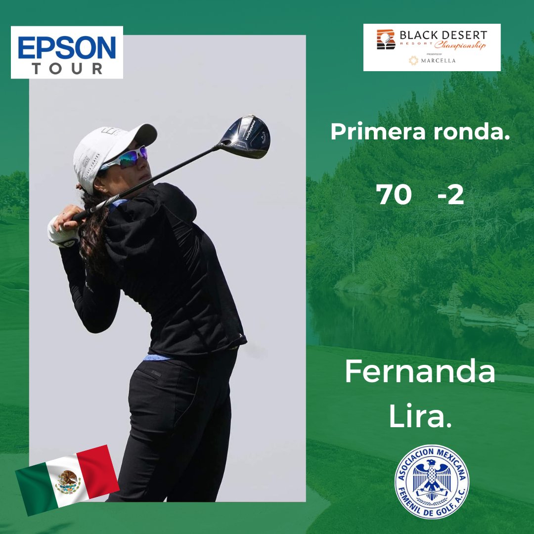 AMFGOLF's tweet image. Finalizan la primera ronda @reginaplasencia y @ferliragolf7 en el torneo #BlackDesertResortVamos chicas !!!!!!!!  #EpsonTour #Road2LPGA #golf #golffemenilamfg #somosgolf #orgullomexicano⛳📷econe.mk 📷