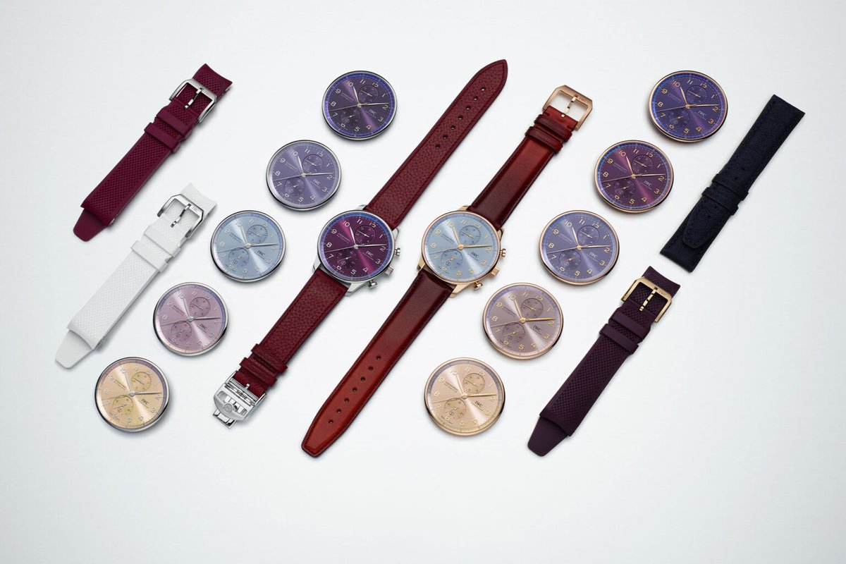 masaharu_wada's tweet photo. ドバイ、上海、USの一部のIWCブティックで実施されているポルトギーゼクロノグラフのカスタマイズオーダーサービス。楽しそう🙌🏻 https://t.co/cytnoPSgxE
