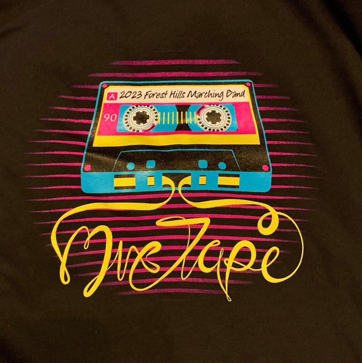 Tomorrow night join us in supporting the Band and Guard members as they take the field during halftime at the Turpin game. Let’s fill the stands and wear your Mix Tape show shirt!