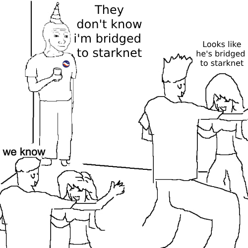 absoluteVM's tweet image. Retrohunters vibes 🙃

Have you started prepping an account for @Starknet ?