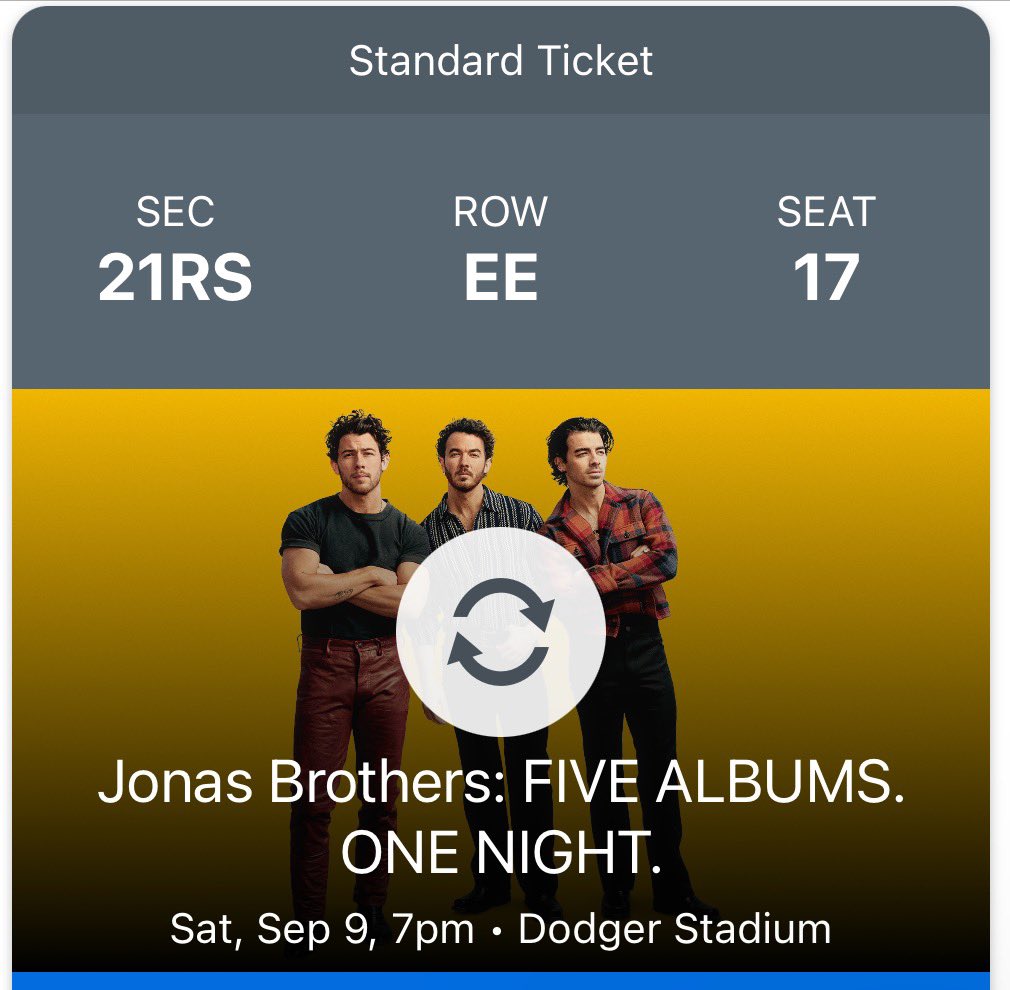 aubiwasabi's tweet photo. Selling (1) Ticket Jonas Brothers Tour this Saturday 9/9. PLEASE LET ME KNOW! https://t.co/jatTFwmOPc