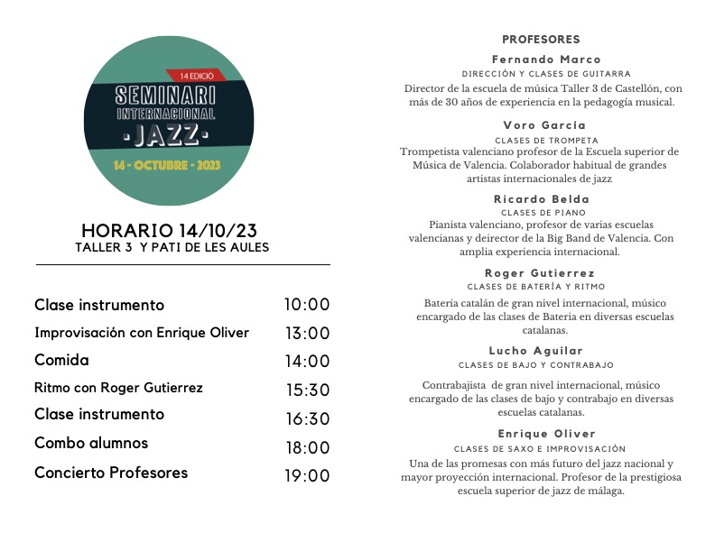 blaurecords's tweet photo. Ya podéis inscribiros al seminario de éste año. https://t.co/qu8Fuk25pT