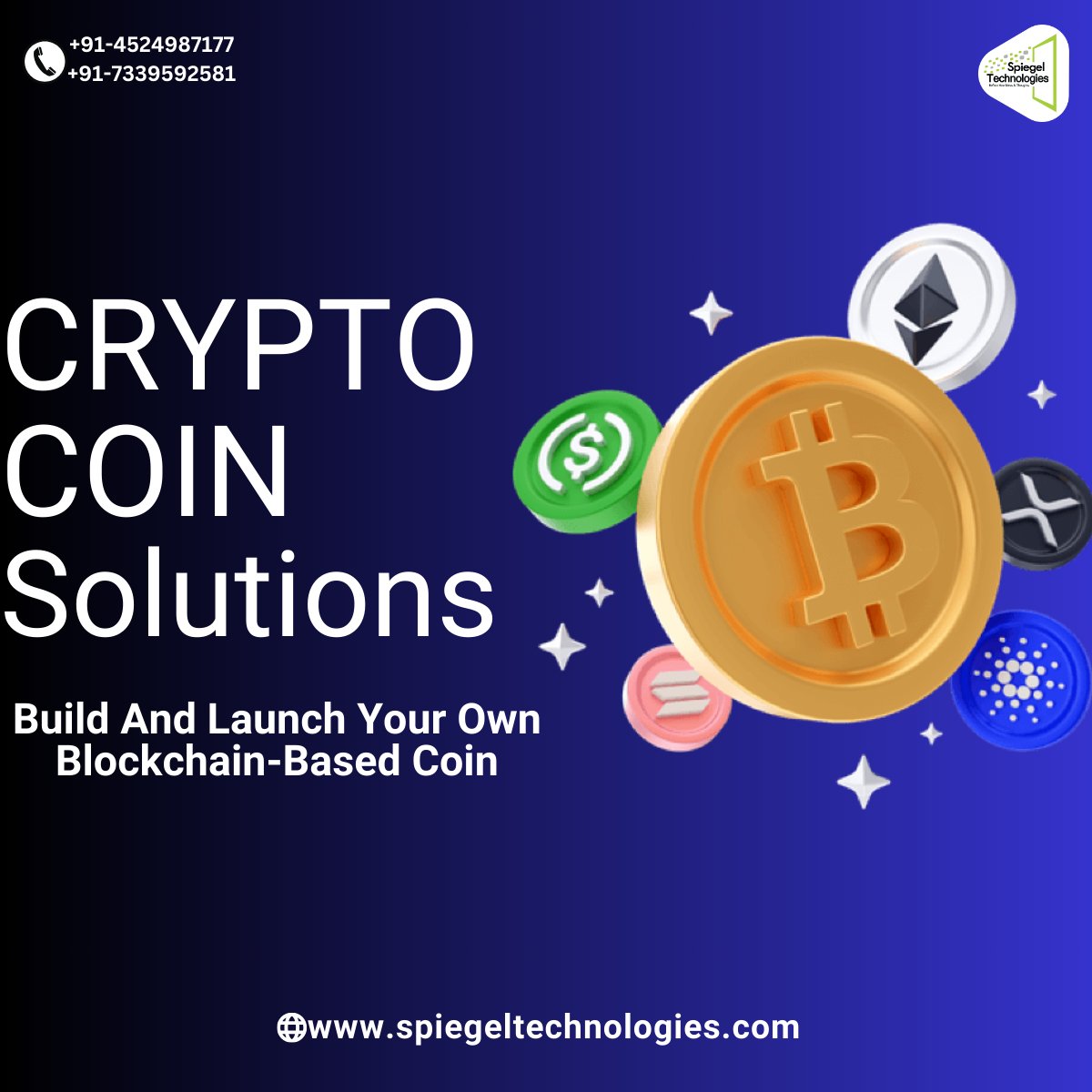 SpiegelTechies's tweet image. Ready to create your own cryptocurrency coin? Our expert team specializes in Crypto Coin Development Services, helping you build a unique and secure blockchain-based coin tailored to your requirements.
Website -shorturl.at/kowC0
#CryptoCoinDevelopment#CryptoCoinDevelopment
