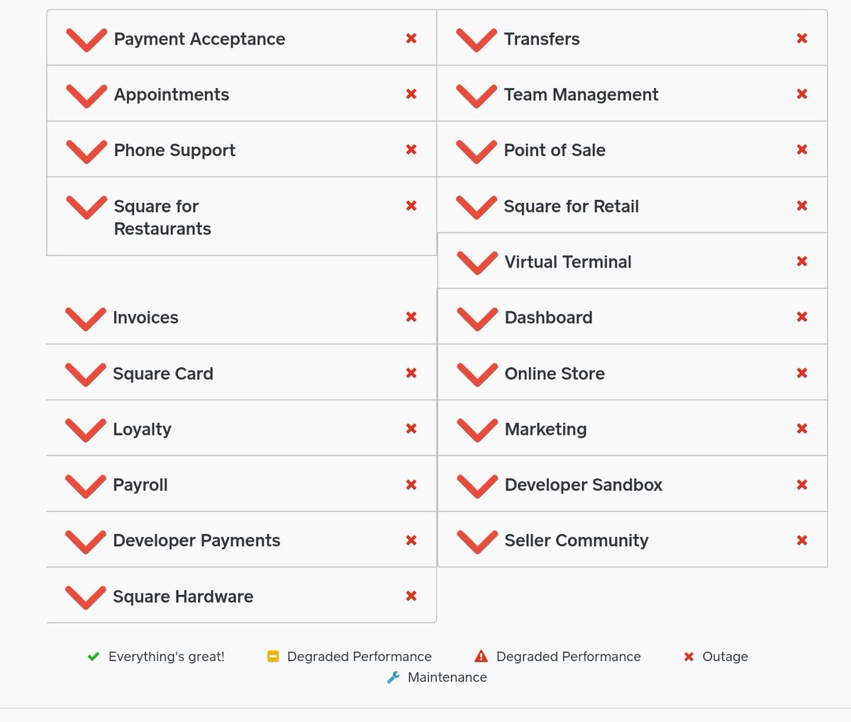 iBaIanced's tweet image. @Square has been down for almost an entire day. Offline credit card payments expire after 24 hours. If it's not fixed before those transactions expire #square is going to have a lot of remediation to do. #squaredown #squareoffline #squarehacked